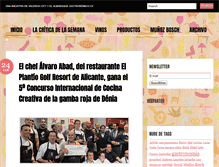 Tablet Screenshot of gastroblog.es